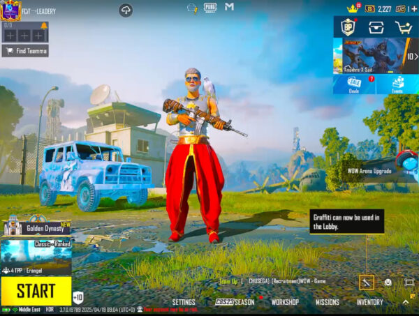 🔥 High-End PUBG Account – Rare Mythics, Max Gun Labs, C4S12 Conqueror, Loaded Inventory 🔥