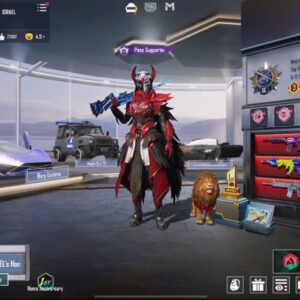 PUBG Mobile GOD Account | 5 X-Suits (Gold Pharaoh 6-Star, Blood Raven 6-Star) | 52 Gun Labs | Ultimate Outfits | Maxed M416 Glacier & Fool | Aston Martin Car | Conqueror Titles | Level 85