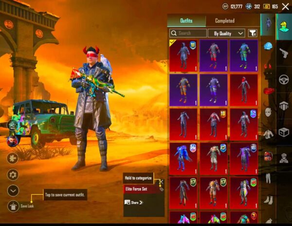 “🔥 Elite Level 83 PUBG ID | 16x Gun Labs | 10+ Rare Mythic Sets | 7x Characters | Lush Inventory | Unique Destiny Title”