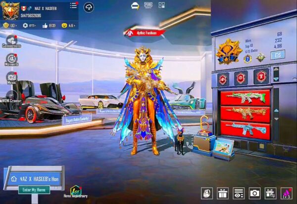 Premium PUBG Account | 42x Gun Labs | 4 X-Suits (Iridescence LV6) | 4.1M+ Popularity | MAX Glacier + Cars + Mythics