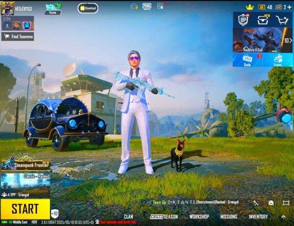 PUBG LUSH Inventory | 18x Gun Labs | Anukhra X-Suit (2⭐) | Glacier M416 Lv6 | Mythic Fashion 50/300 | AKM + M762 Combo | 10x Extra Mythics | Rare Godzilla Sets